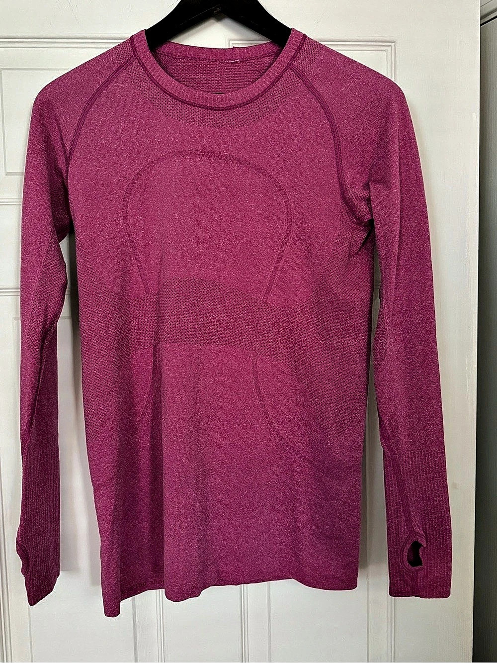 lululemon Swiftly Tech Long Sleeve Athletic Top Pink Size 8